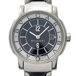 BVLGARI Solotempo ST29S D**** Silver Women's Wrist Watch